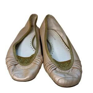 Gianni Bini Dusty Pink and Gold Bella Flats 7